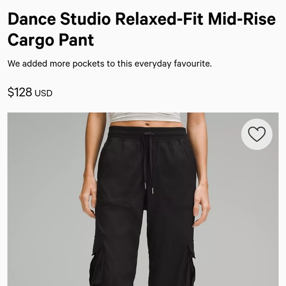 lululemon athletica Pants - Lululemon Athletica Black Cargo Joggers